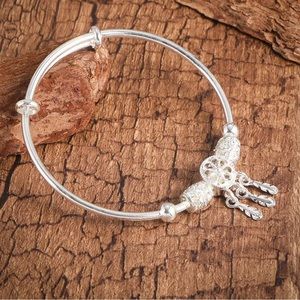 Elegant Boho Style Bangle Bracelet Cute Charm for Women Adjustment Cuff Wedding
